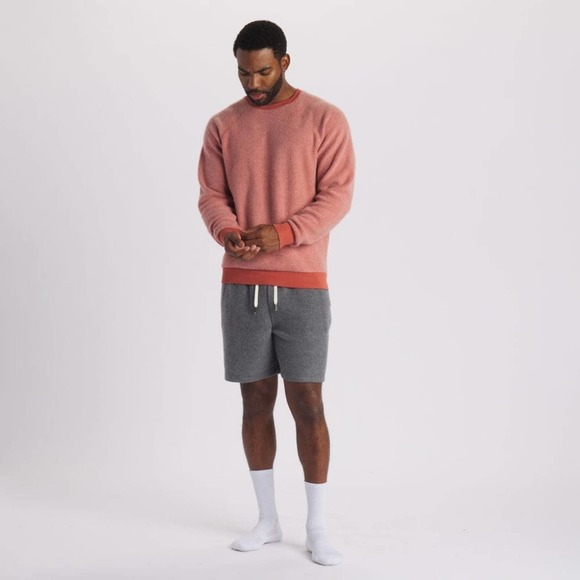 FEAT BlanketBlend Crewneck ButterWash Sweater in Cayenne XL - Picture 13 of 13